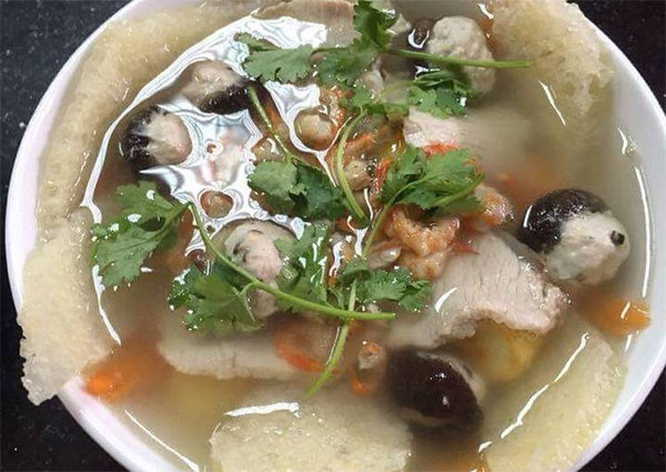 Canh bóng thập cẩm