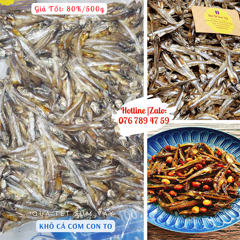 Khô cá cơm to Bình Thuận Loại Ngon