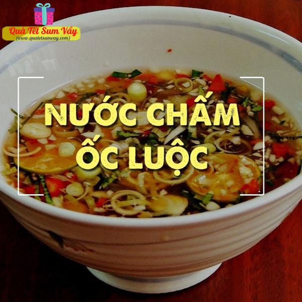 Công thức pha nước chấm ốc luộc