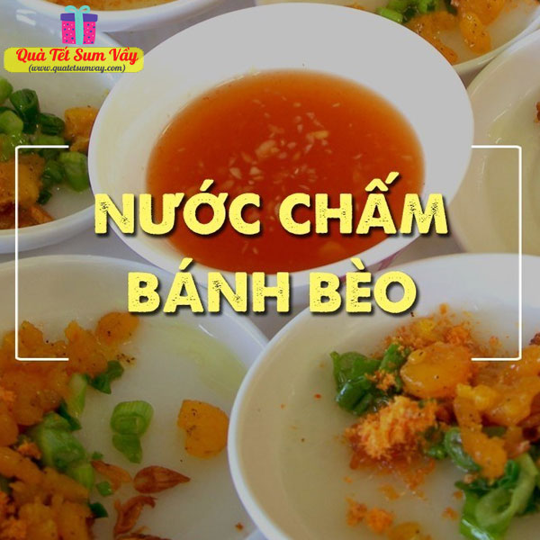 Công thức pha nước chấm bánh bèo