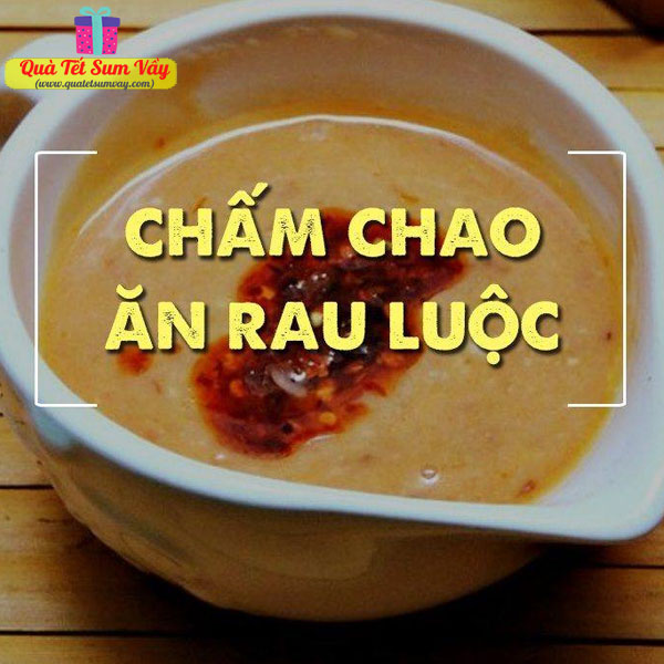 Công thức pha nước chấm chao ăn rau luộc