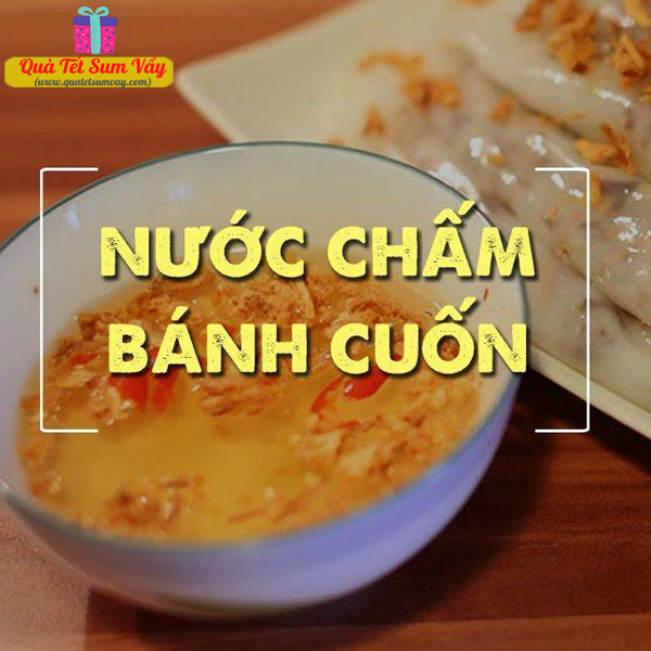 Công thức nước chấm bánh cuốn