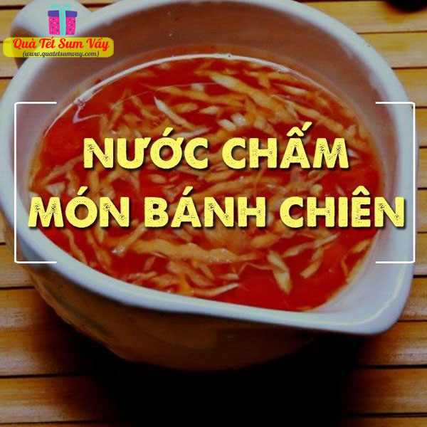 Công thức pha nước chấm món bánh chiên