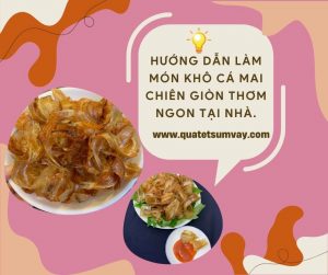 Hướng dẫn cách làm khô cá mai chiên giòn tại nhà