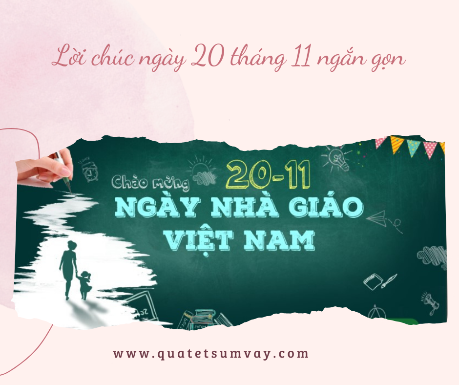 Lời chúc ngày 20 tháng 11 ngắn gọn