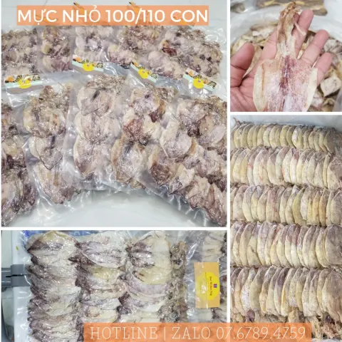 Mực khô Loại nhỏ 100 – 120 Con (Loại 100 – 120 con 1kg)