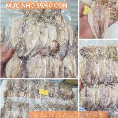 Mực Khô Loại 55-60 (55 – 60 con 1kg)