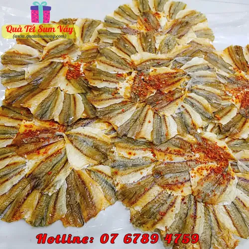 Khô Cá Chỉ Vàng Ghép Bông