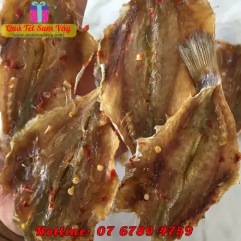 Khô Cá Đù Xẻ Tẩm Gia Vị