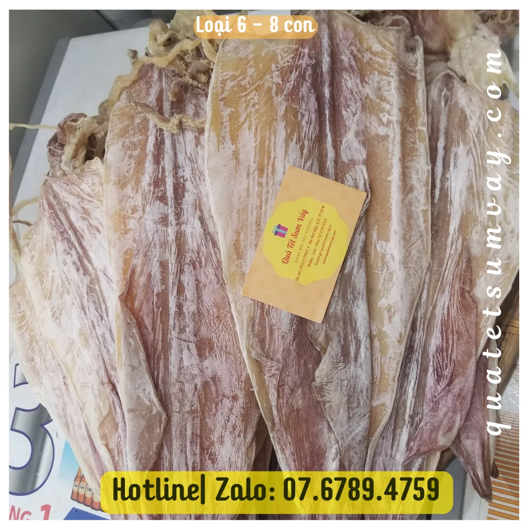 Khô mực loại ngon 6 - 8 con