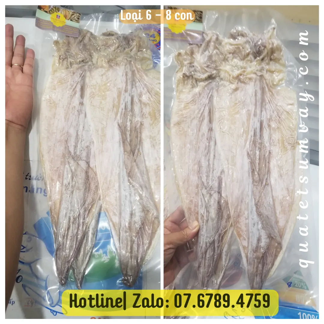 Khô mực loại ngon 6 - 8 con