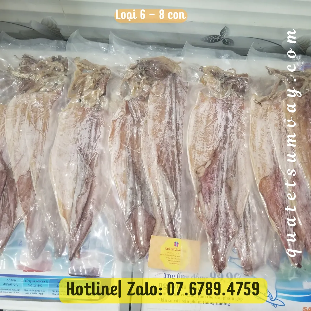 Khô mực loại ngon 6 - 8 con