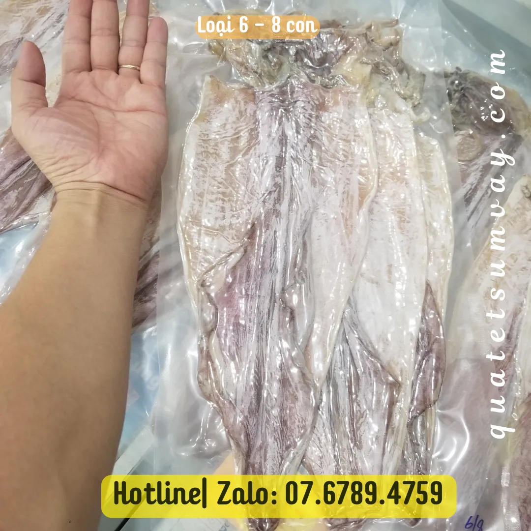 Khô mực loại ngon 6 - 8 con