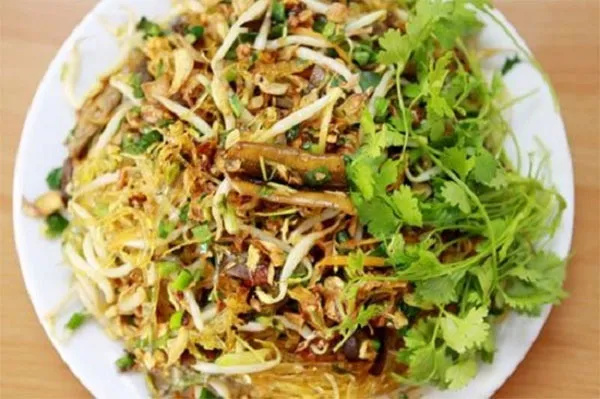 Cách làm món mực khô xào miến ngon đến khó cưỡng