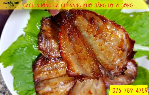 Cách nướng khô cá chỉ vàng bằng lò vi sóng an toàn
