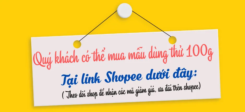 Đặt mua 100g dùng thử