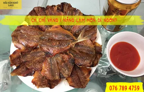 Cá chỉ vàng 1 nắng nướng