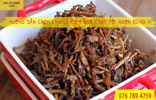 Hướng dẫn cách làm cá cơm khô cháy tỏi ngon đúng vị