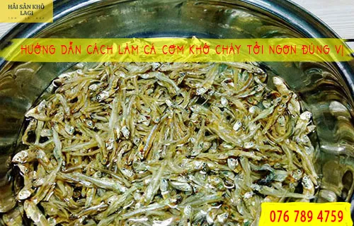 Hướng dẫn cách làm cá cơm khô cháy tỏi ngon đúng vị