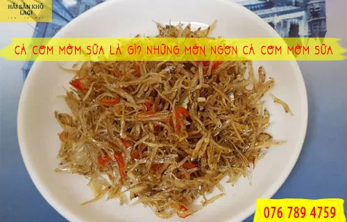 Cá cơm mờm kho rim