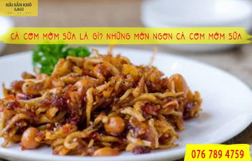 Cá mờm khô rim lạc