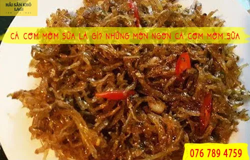 Cá cơm khô mờm sữa rim chua ngọt