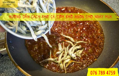 Hướng dẫn cách kho cá cơm khô