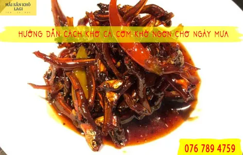 Hướng dẫn cách kho cá cơm khô