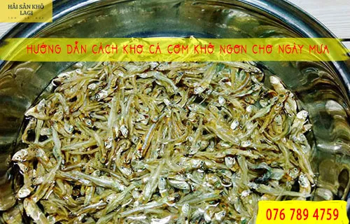 Hướng dẫn cách kho cá cơm khô