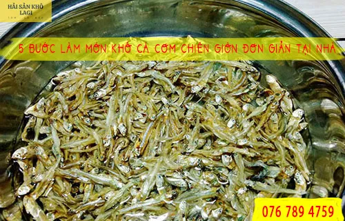 5 Bước Làm Món Khô Cá Cơm Chiên Giòn Đơn Giản Tại Nhà