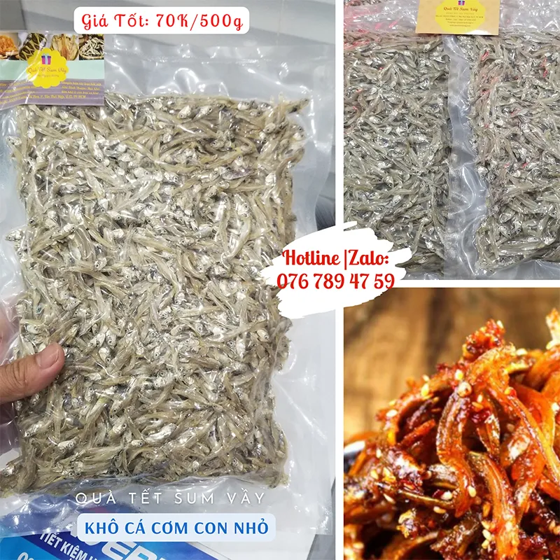 Khô cá cơm loại ngon con nhỏ