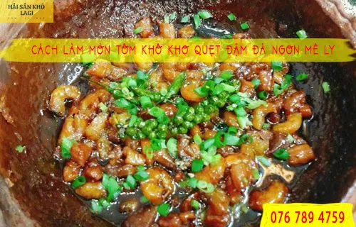 Những lưu ý khi làm món tôm khô kho quẹt