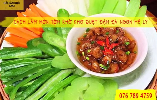 Cách làm món Tôm Khô Kho Quẹt Đậm Đà ngon Mê Ly