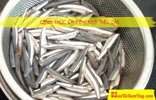 Công thức cá cơm kho tiêu cay