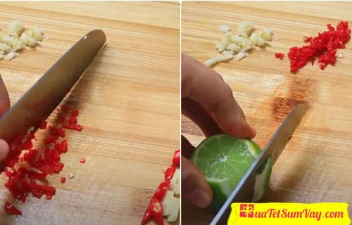 Làm nước chấm cá cơm chiên bột