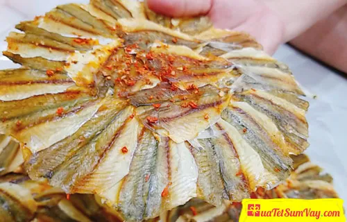 Khô cá chỉ vàng ghép bông