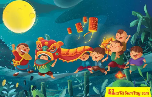 Múa lân trung thu