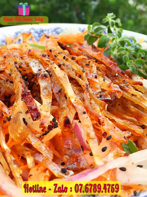 Khô cá bò làm gỏi
